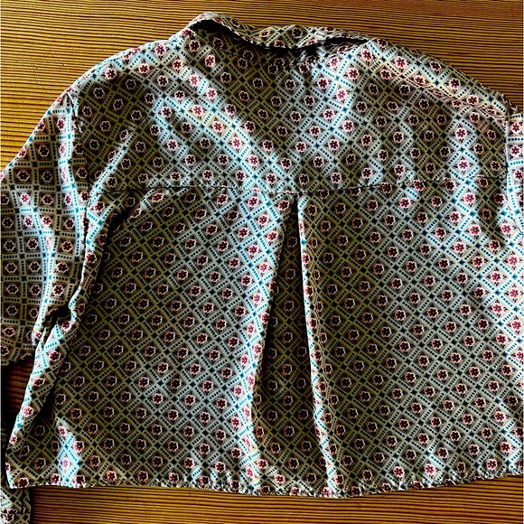 Zara Silky Shirt Top - Picture 5 of 8
